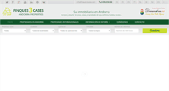 Desktop Screenshot of finques3cases.com